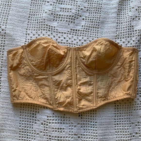 Zara Boned corset top size 32B Silk Blend - Picture 1 of 5
